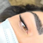 تصویر اکستنشن مژه الهیه