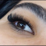 نمونه کار اکستنشن مژه رژین ابوئی زیندشت