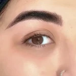 نمونه کار آرایش دائم میکرو بلیدینگ شیدینگ هانا