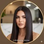 لوگوی خدمات صافی احیا کراتین اسکالپ مو دلارام