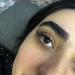 تصویر اکستنشن و لیفت مژه و ابرو محمدی