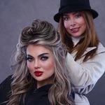 لوگوی مرکز تخصصی رنگ مش و کراتین آزاده خوش تیر