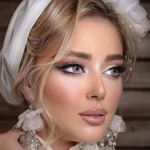 لوگوی اکستنشن مژه میکاپ مهری