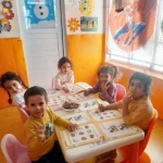 لوگوی پیش دبستانی و مهد کودک مجازی شادی و خنده