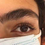 نمونه کار اكستنشن مژه