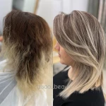 آموزش و خدمات رنگ و لایت و کراتینه موی گیسو