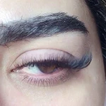 تصویر اکستنشن مژه و لیفت  مژه و ابرو مینا خمسه