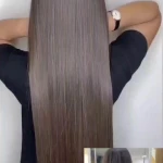 تصویر رنگ و لایت و کراتین موی آساره بیوتی