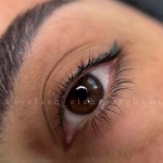 تصویر اکستنشن مژه الهه ضرغامی