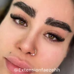 تصویر اکستنشن مژه فائزه
