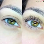 تصویر اکستنشن مو و لیفت مژه Angel