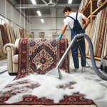 تصویر قالیشویی خانه ایرانی