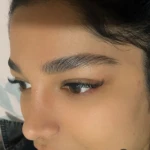تصویر اکستنشن و لیفت مژه و ابرو محمدی