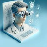 لوگوی بینایی سنجی و فروشگاه عینک طبی سروش