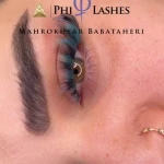 تصویر اکستنشن مژه رُخی Rokhi