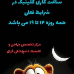 کلینیک دامپزشکی غزال