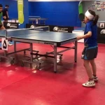 آموزش تنیس روی میز خانم سُروری