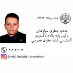 نمونه کار هادی جعفری سیاوشانی