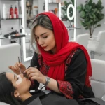 لوگوی خدمات مژه سمانه