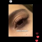 تصویر اکستنشن مژه زهرا میرزایی شهرک ولیعصر