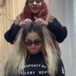 نمونه کار مرکز تخصصی رنگ و لایت و کراتین مو شهره