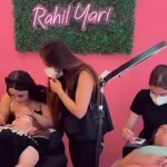 اکستنشن مژه و آموزش کاشت مژه غرب تهران راحیل