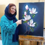 نمونه کار آموزشگاه نقاشی پرواز رنگها