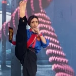تصویر آموزش کونگ فو توسط استاد مرضیه یافتیان