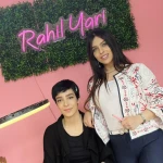 تصویر اکستنشن مژه و آموزش کاشت مژه غرب تهران راحیل