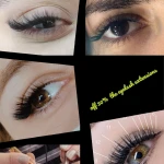 نمونه کار اکستنشن مژه و لیفت و لمینیت مژه و ابرو