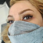 تصویر اکستنشن مژه و لیفت و لمینیت مژه و ابرو