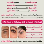 لوگوی بزرگترین مرکز اکستنشن مژه بهناز رشیدی شیلش