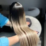 نمونه کار رنگ و لایت و کراتین و احیا مو پروین پادبان