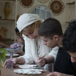 آموزشگاه سفالگری کافه سفال لاجوردین