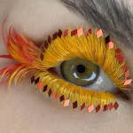تصویر اکستنشن مژه فرشته