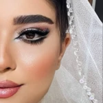 تصویر اکستنشن مژه میکاپ مهری