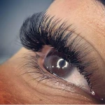 تصویر اکستنشن مژه فرشته
