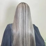 تصویر رنگ و لایت و کراتین و احیا مو پروین پادبان